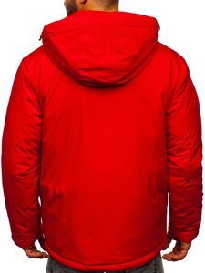 Giubbotto invernale sportivo da uomo rosso Bolf HH011