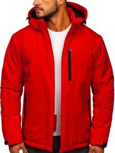 Giubbotto invernale sportivo da uomo rosso Bolf HH011