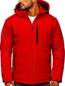 Giubbotto invernale sportivo da uomo rosso Bolf HH011