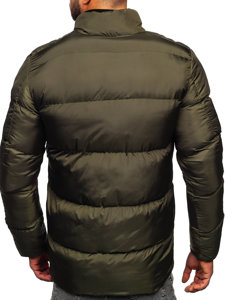 Giubbotto invernale trapuntato da uomo khaki Bolf 0025