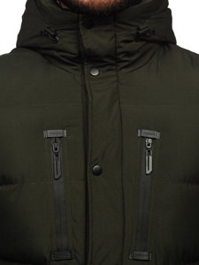 Giubbotto invernale trapuntato da uomo khaki Bolf 5M771