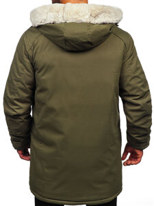 Giubbotto parka invernale da uomo khaki Bolf 5M120