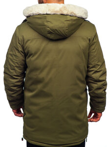 Giubbotto parka invernale da uomo khaki Bolf 5M3123