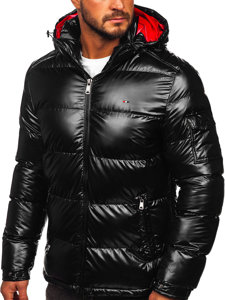 Giubbotto sportivo trapuntato oversize invernale da uomo nero Bolf EX2138B