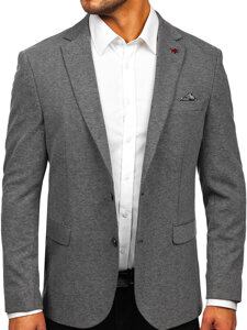 Homme Veste casual Grigio scuro Bolf 023