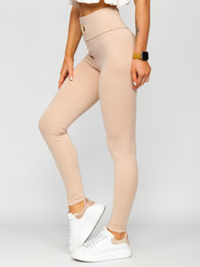 Leggings da donna beige Bolf 021A