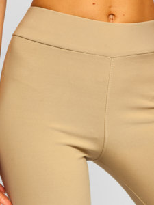 Leggings da donna beige Bolf YW01053