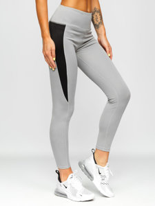 Leggings da donna grigi Bolf YW89006