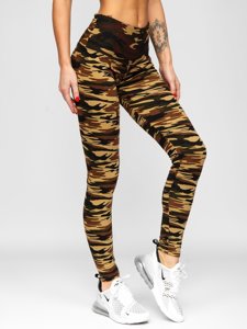 Leggings da donna khaki Bolf YW01044