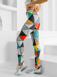 Leggings da donna multicolore Bolf 20707