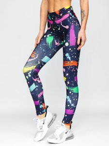 Leggings da donna multicolore Bolf 20973