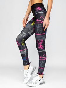 Leggings da donna neri Bolf 20668