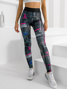 Leggings da donna neri Bolf 20668