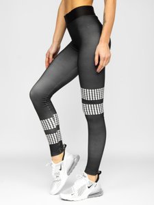 Leggings da donna neri Bolf 20965