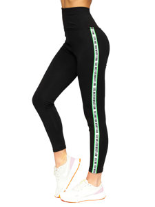 Leggings da donna neri Bolf TS209