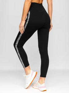 Leggings da donna neri Bolf TS210