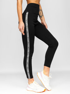 Leggings da donna neri Bolf TS210