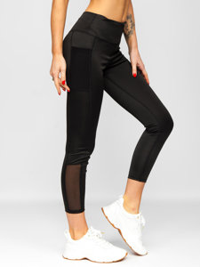 Leggings da donna neri Bolf XL005