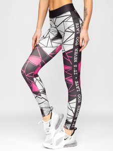 Leggings da donna rosa Bolf 20432