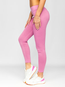 Leggings da donna rosa Bolf YW01058