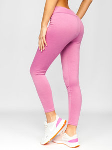 Leggings da donna rosa Bolf YW01058