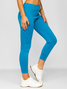 Leggings da donna turchese Bolf YW01001