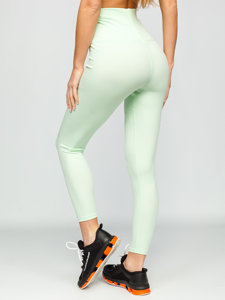 Leggings da donna verde menta Bolf HH040