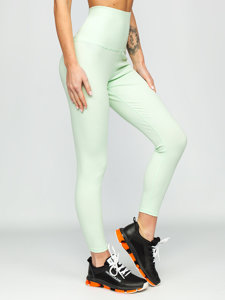 Leggings da donna verde menta Bolf HH040