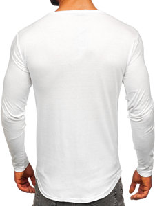 Longsleeve da uomo bianca Bolf 5059A