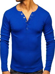 Longsleeve sezna stampa da uomo bluette Bolf 145362