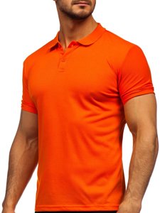 Maglietta polo da uomo arancione Bolf GD02