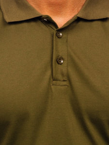 Maglietta polo da uomo khaki Bolf 8T80