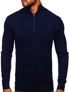 Maglione a zip da uomo blu Bolf MM6004