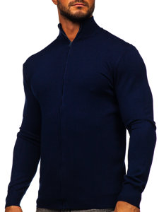 Maglione a zip da uomo blu Bolf MM6004