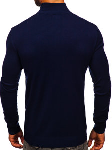 Maglione a zip da uomo blu Bolf MM6004