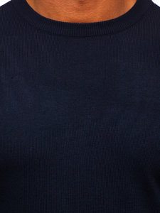 Maglione basic da uomo blu Bolf S8506