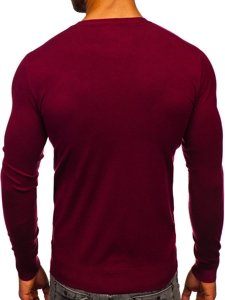 Maglione basic da uomo bordò Bolf YY01