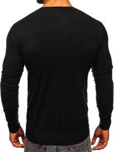 Maglione basic da uomo nero Bolf YY01