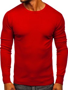 Maglione basic da uomo rosso Bolf YY01