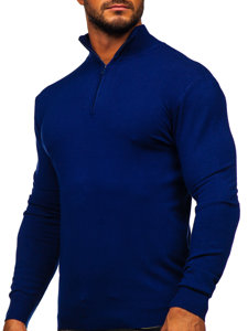 Maglione con collo alto da uomo blu'inchiostro Bolf MM6007