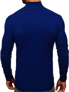 Maglione con collo alto da uomo blu'inchiostro Bolf MM6007