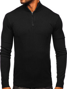 Maglione con collo alto da uomo nero Bolf MM6007