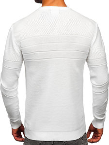 Maglione da uomo bianco Bolf SL15-2318