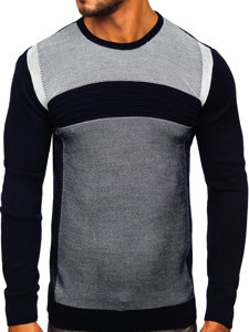 Maglione da uomo blu Bolf 1020