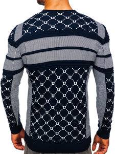 Maglione da uomo blu Bolf 1059