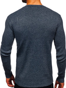 Maglione da uomo blu Bolf S8309