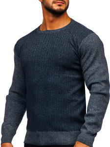 Maglione da uomo blu Bolf S8523