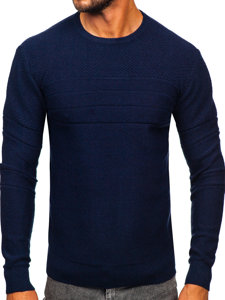 Maglione da uomo blu Bolf SL15-2318