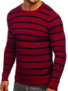 Maglione da uomo bordò Bolf 4356