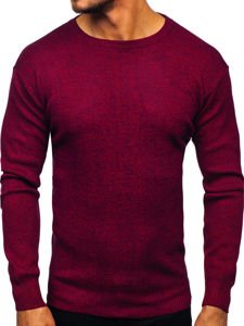 Maglione da uomo bordò Bolf 8529